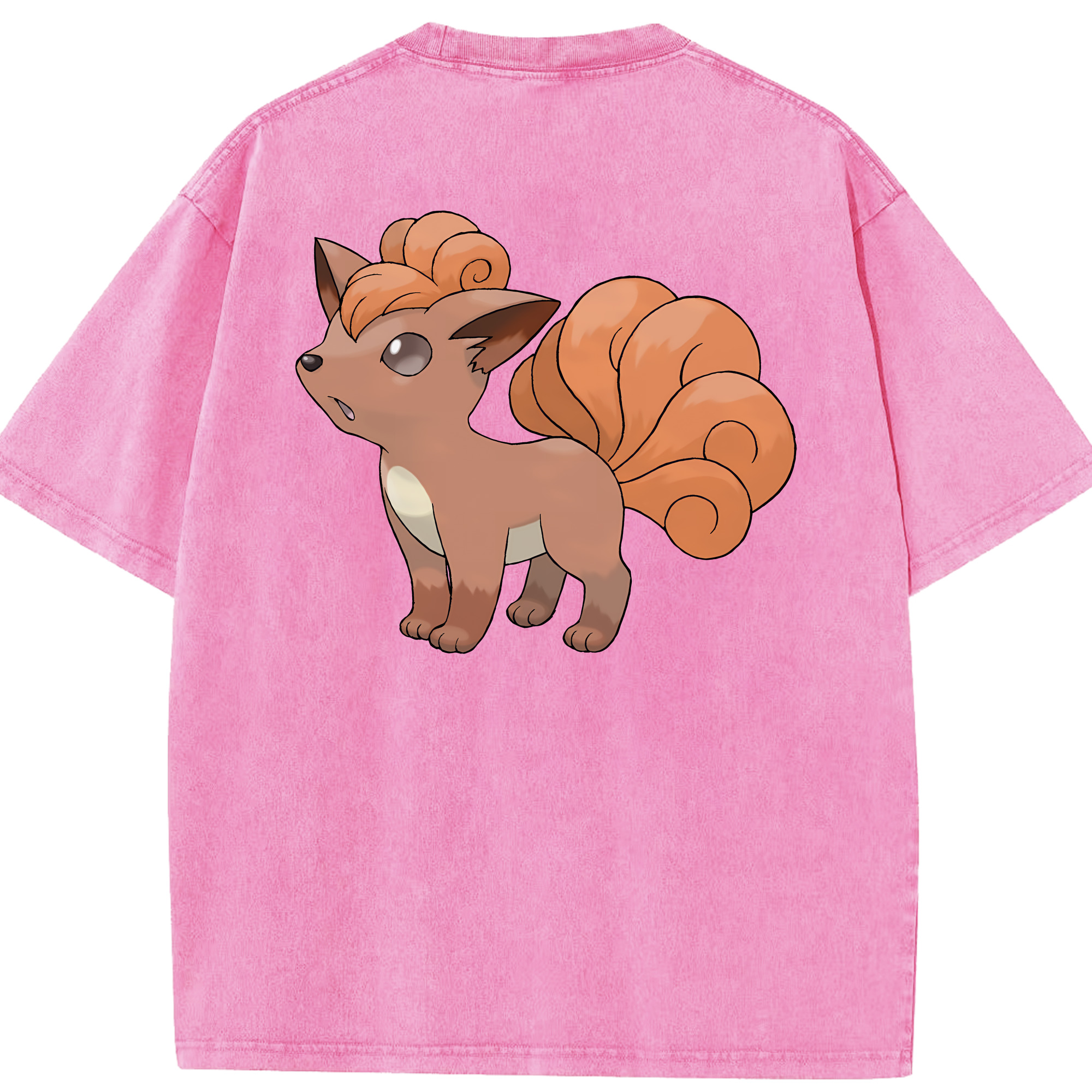 （画像用） ポケットモンスター Pokémon 綿100% ヴィンテージ風 半袖Tシャツ（背面プリント）